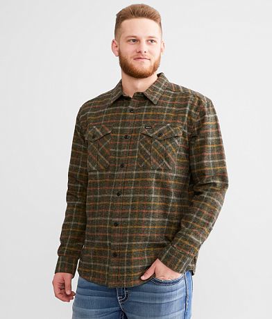 RVCA Hughes Flannel Shirt front view