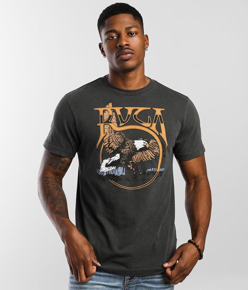 RVCA Nowhere T-Shirt - Men's T-Shirts in Pirate Black | Buckle