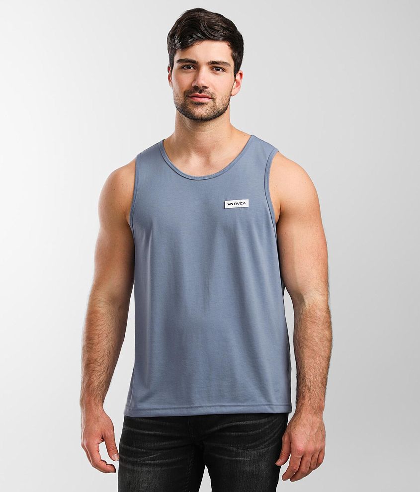 RVCA Iconic Sport Tank Top - Men's Activewear in Blue Slate | Buckle