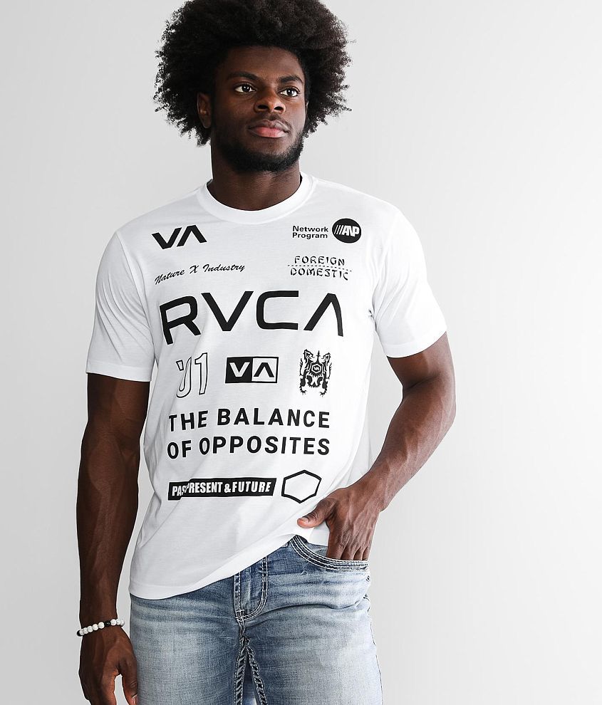 RVCA All Brands - Men's T-Shirts White Buckle