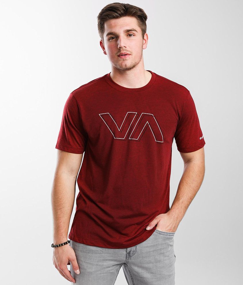 RVCA Offset Sport T-Shirt front view