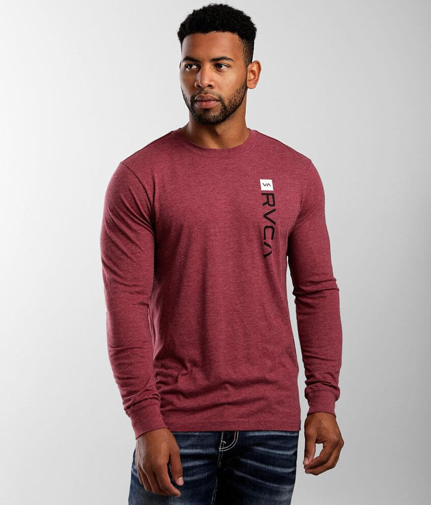 RVCA Box T-Shirt - Men's T-Shirts in Oxblood Red | Buckle