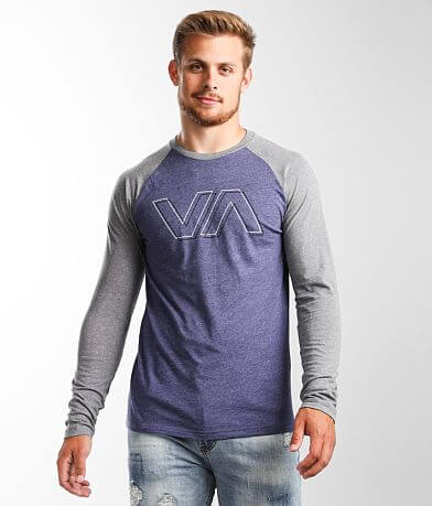 RVCA Divided T-Shirt front view