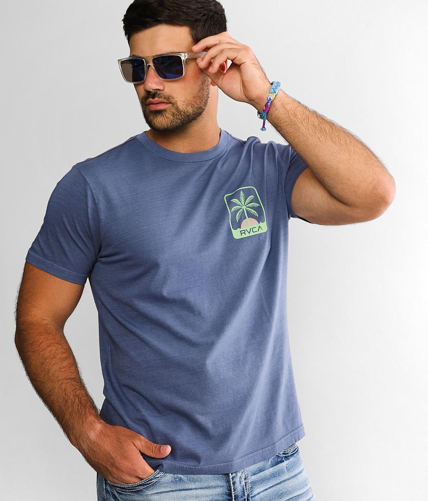 RVCA Palm Beach T-Shirt - Men's T-Shirts in Royal | Buckle