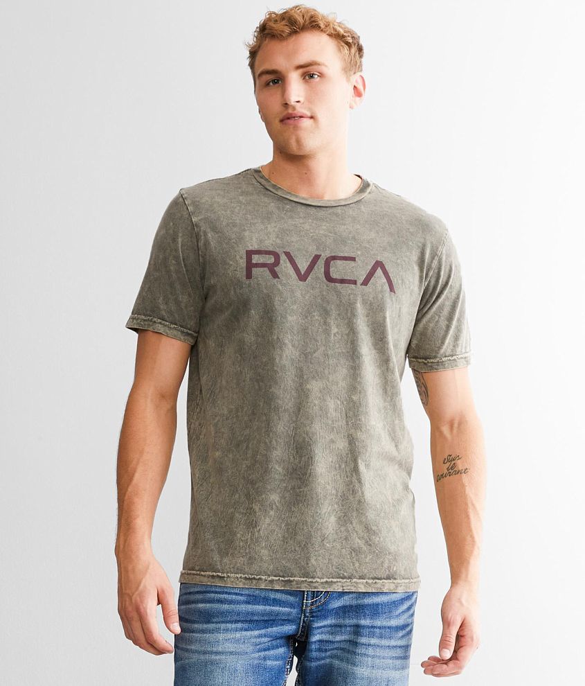 RVCA Big Wash T-Shirt - Men's T-Shirts in Brown Shock Wash | Buckle