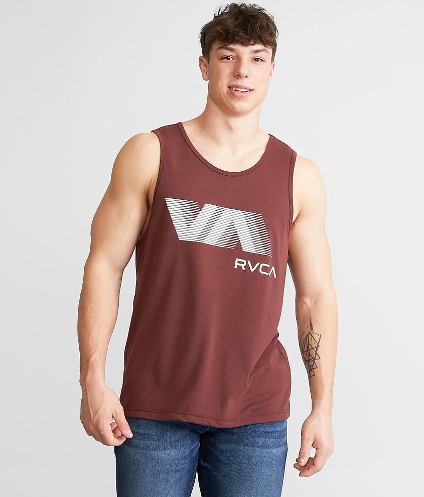 RVCA Blur Sport Tank Top front view