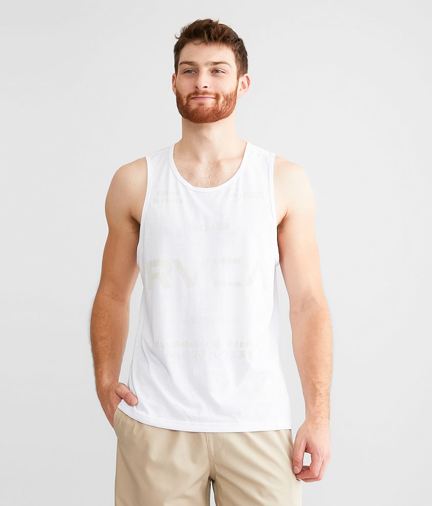 RVCA All Brand Sport Tank Top front view