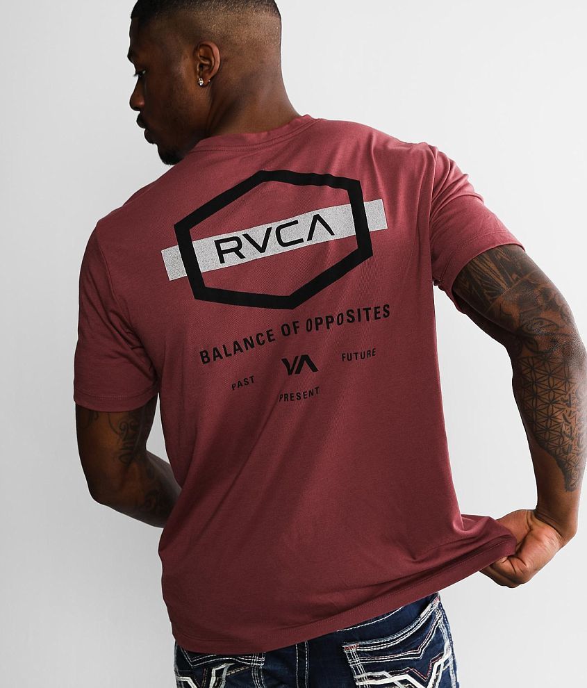 RVCA Tri Balance Sport T-Shirt front view