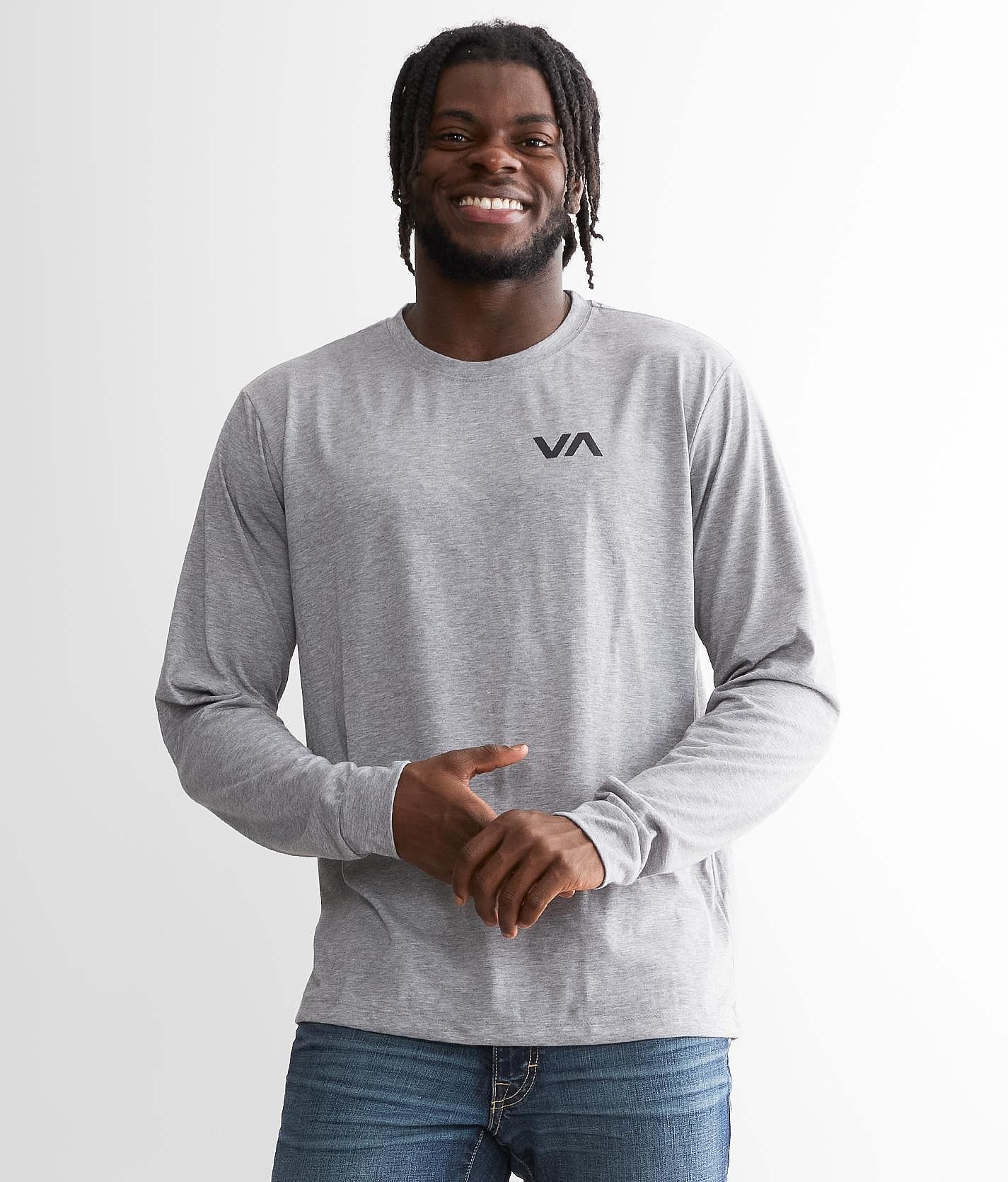 Tシャツ・カットソー SALE! RVCA'Streamaer'Pinstripe Woven Shirt 7c59eb8376e620ea362a81536d115a