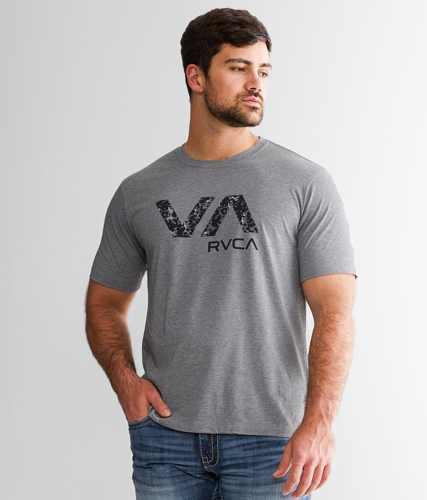 RVCA VA Sport T-Shirt - Men's T-Shirts in Athletic Heather