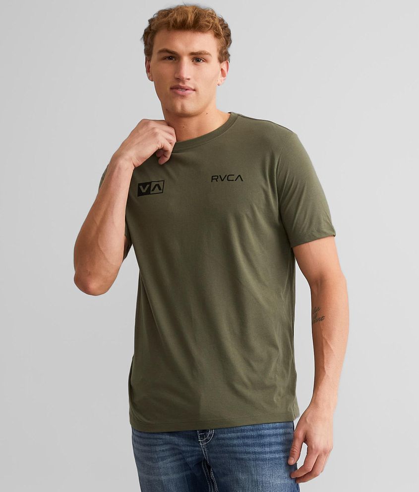 RVCA Single Double Sport T-Shirt front view