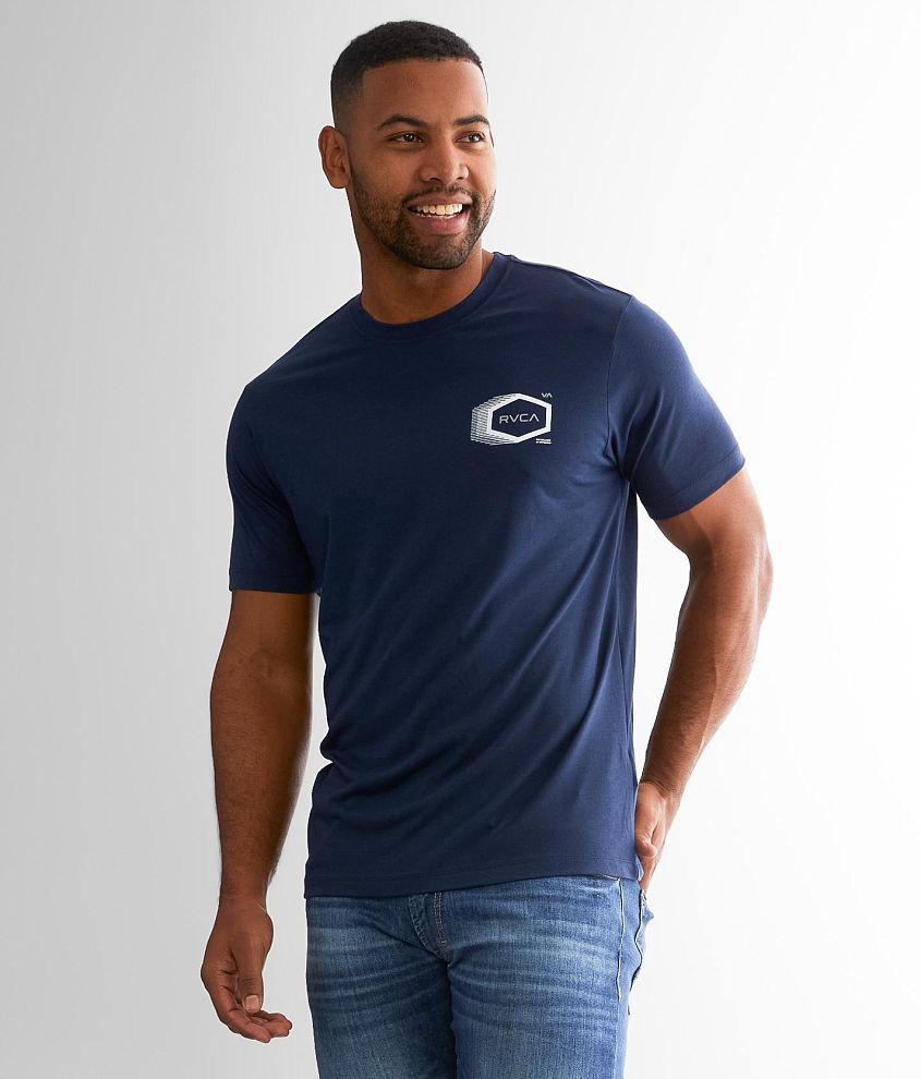 RVCA Tech Hex Sport T-Shirt front view