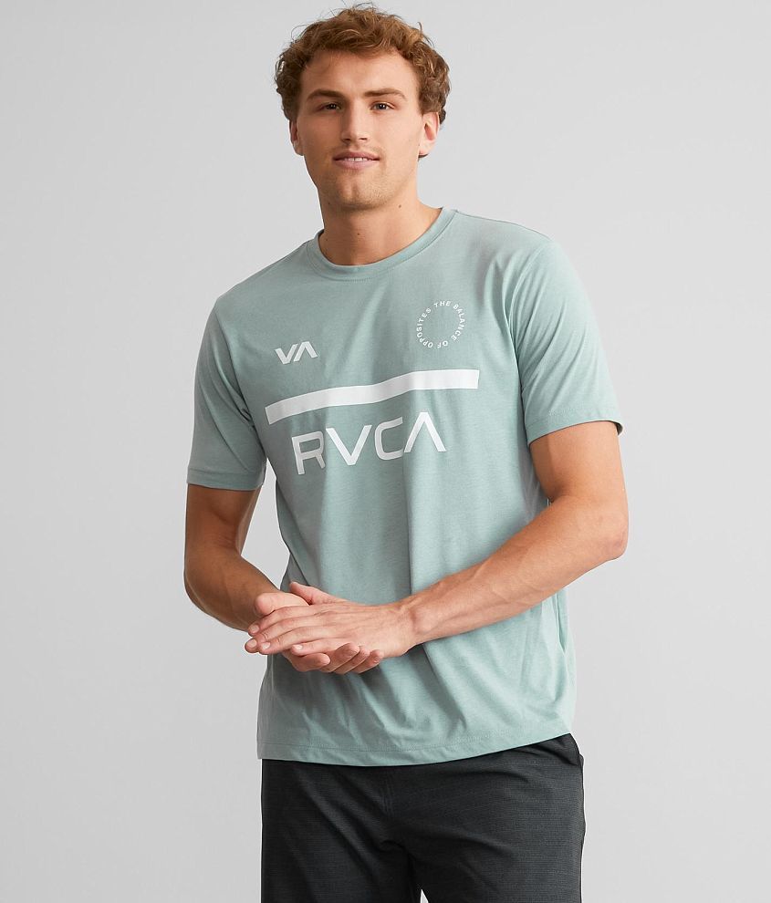 RVCA Mid Bar Sport T-Shirt front view