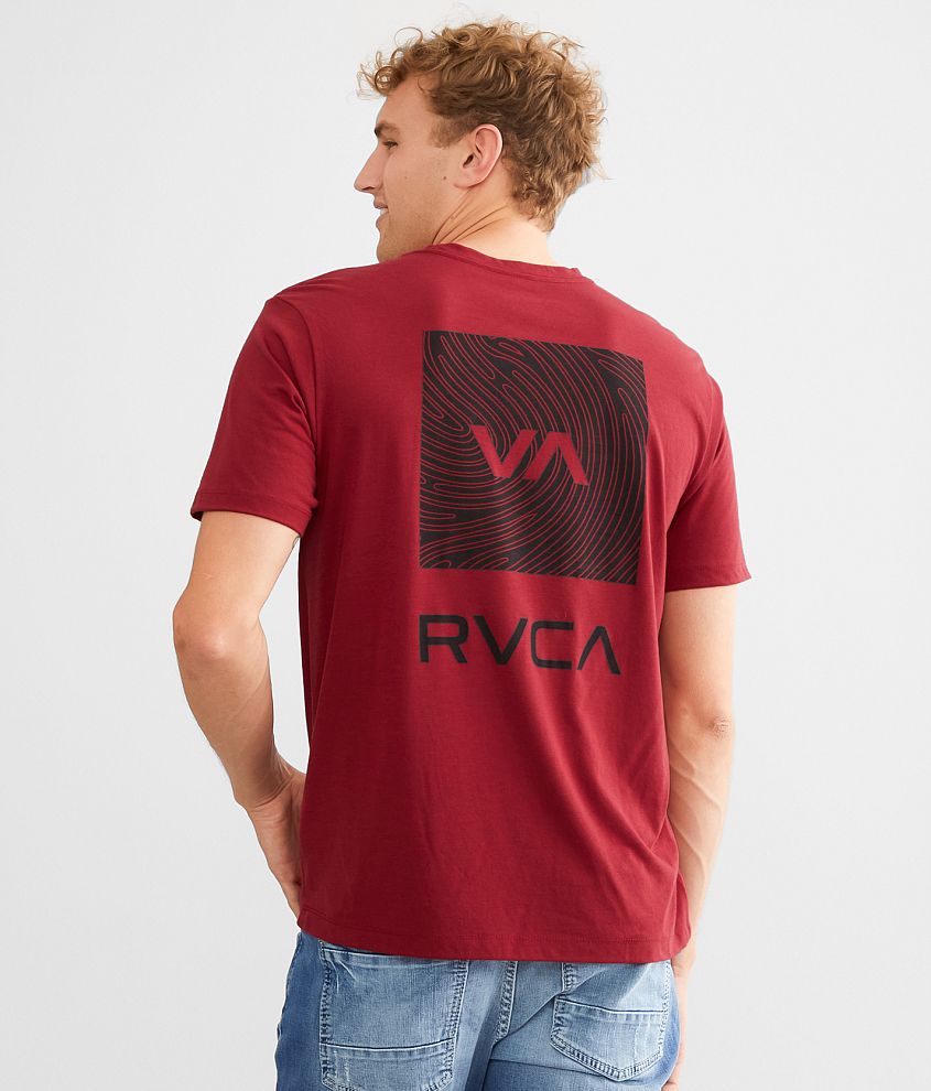 Rvca hot sale red shirt