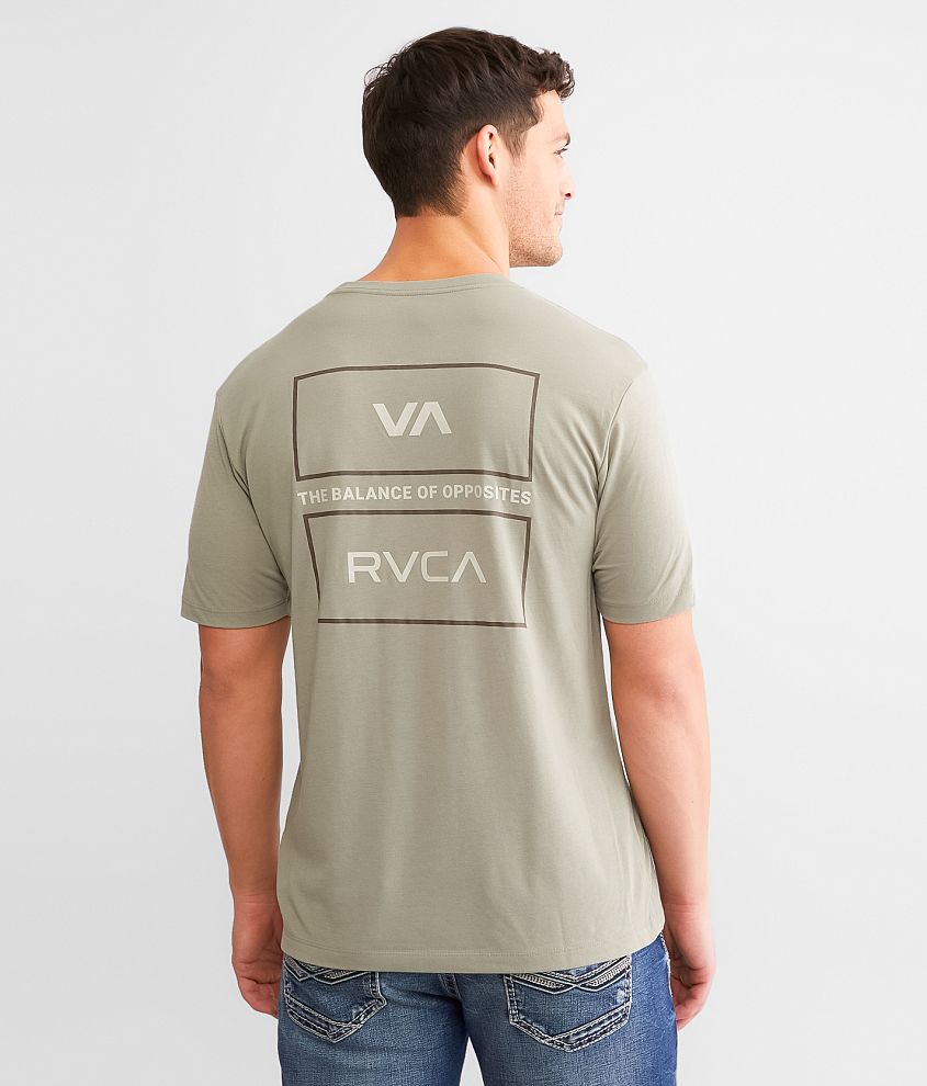 RVCA Split Square Sport T-Shirt front view