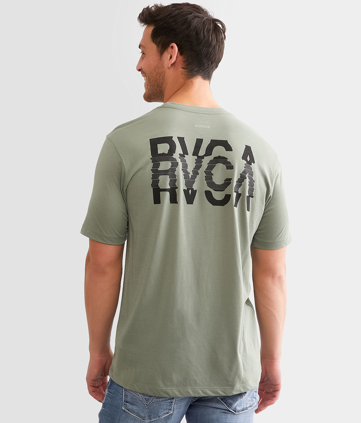 Tシャツ・カットソー SALE! RVCA'Streamaer'Pinstripe Woven Shirt 448ffbd0198d2677fb76645abc71a2