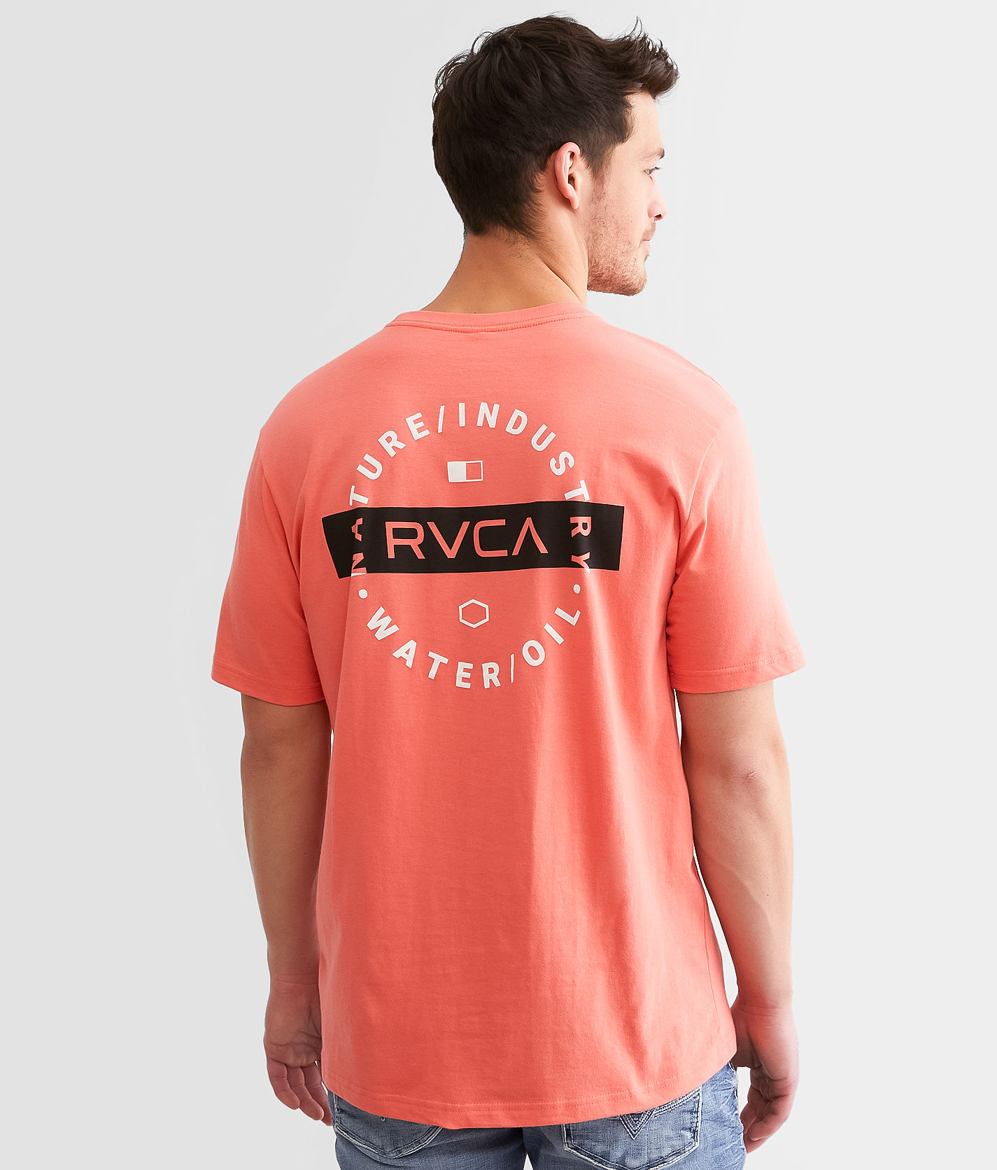 Tシャツ・カットソー SALE! RVCA'Streamaer'Pinstripe Woven Shirt OUTLET】RVCA メンズ POLANCO STRIPE SS Tシャツ【2023年夏モデル】