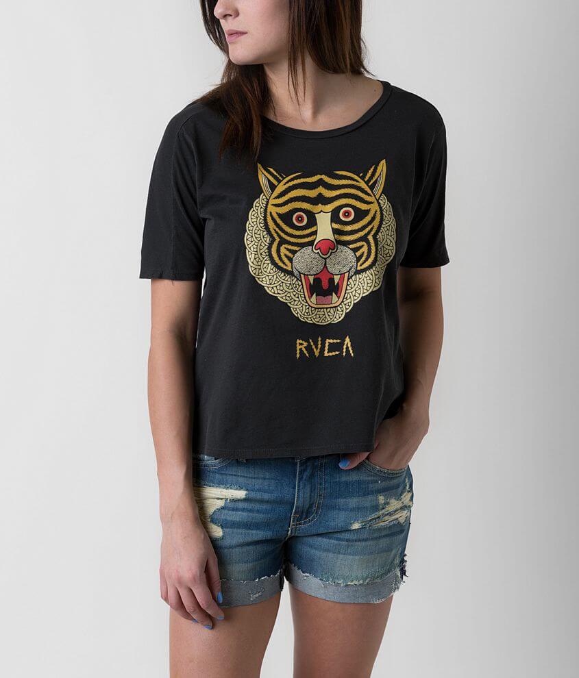 RVCA Bolt Tiger T-Shirt front view