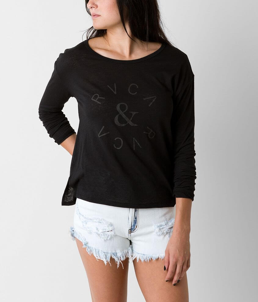 RVCA Ampersand Top front view