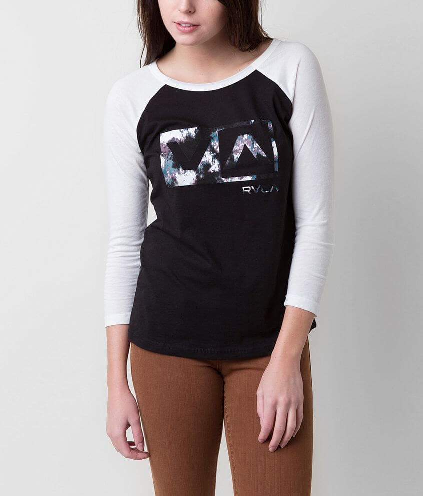 Image of RVCA Blurred Rose T-Shirt