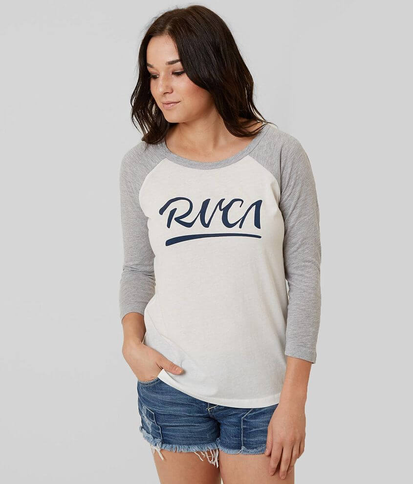 RVCA Notebook T-Shirt - Women's T-Shirts in Vintage White | Buckle