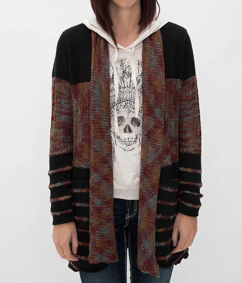RVCA Helion Cardigan Sweater front view