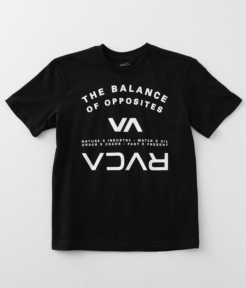 Boys - RVCA Balance T-Shirt front view