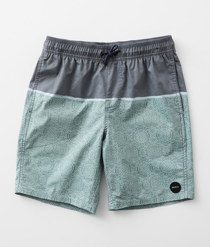 Boys - RVCA Country Stretch Swim Trunks front view