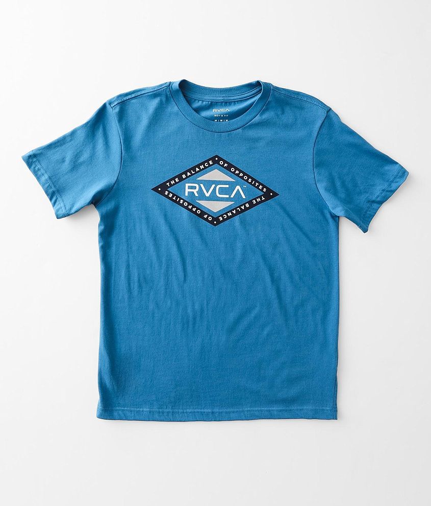 Boys - RVCA Balance Diamond T-Shirt front view