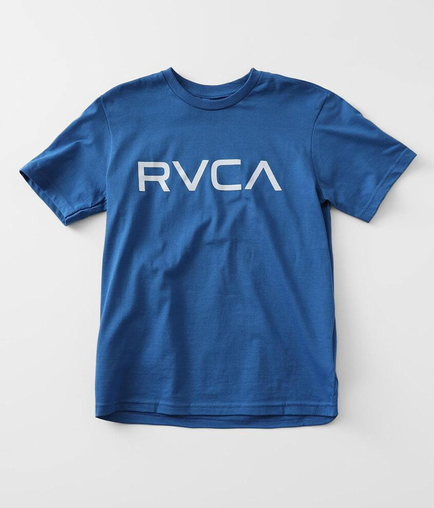 New RVCA Boy's Bracket LS T-Shirt French Blue 