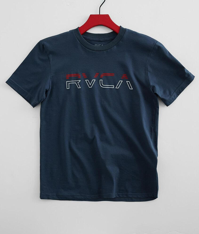 Boys - RVCA Split Pin T-Shirt front view
