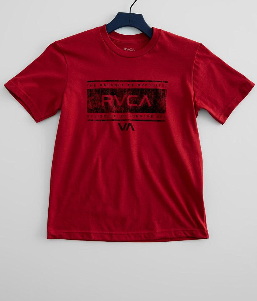 Boys - RVCA Double Opposite T-Shirt front view