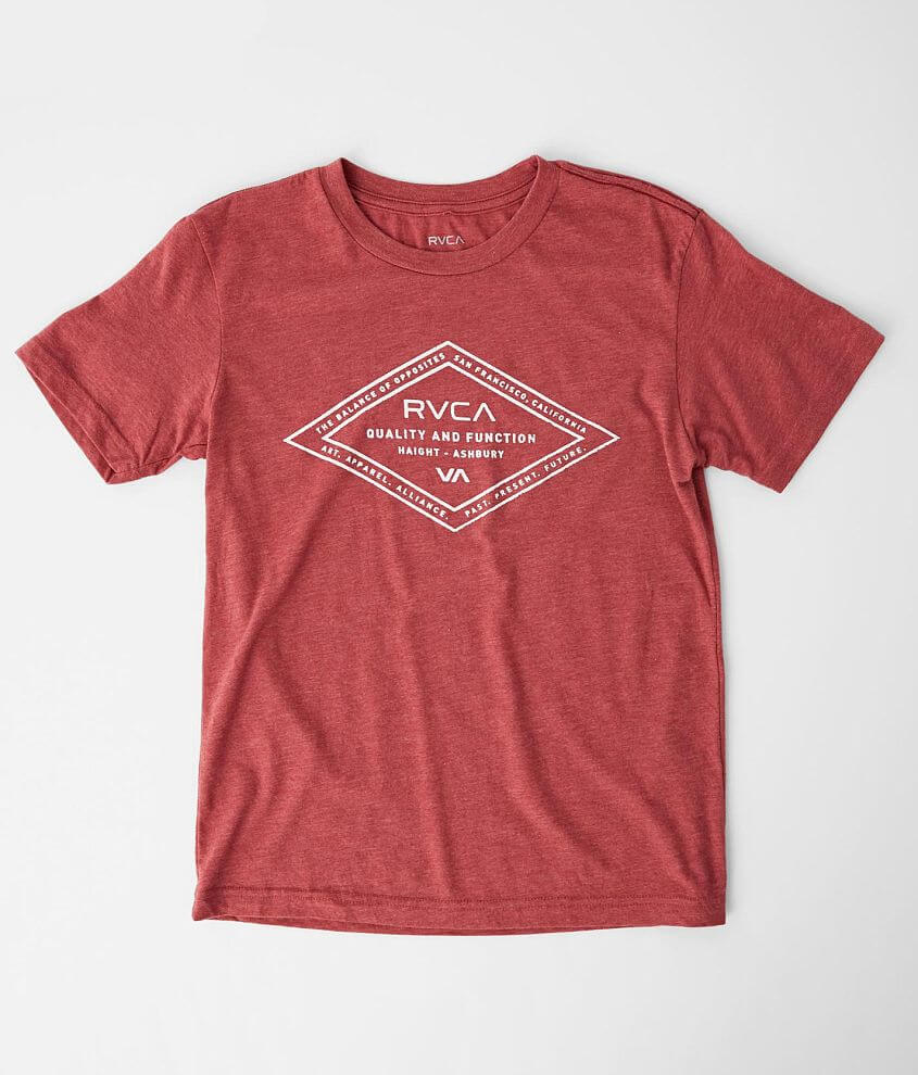 Boys - RVCA Frame T-Shirt - Boy's T-Shirts in Red Grease | Buckle