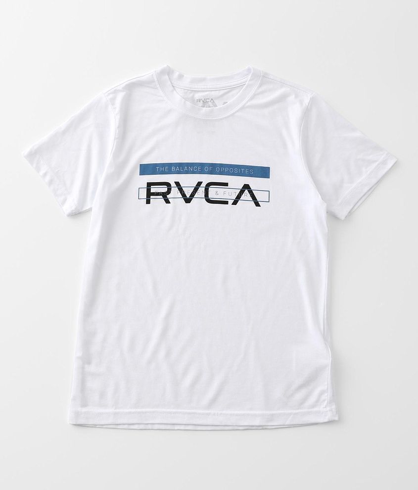 Boys - RVCA Two Bars Sport T-Shirt front view