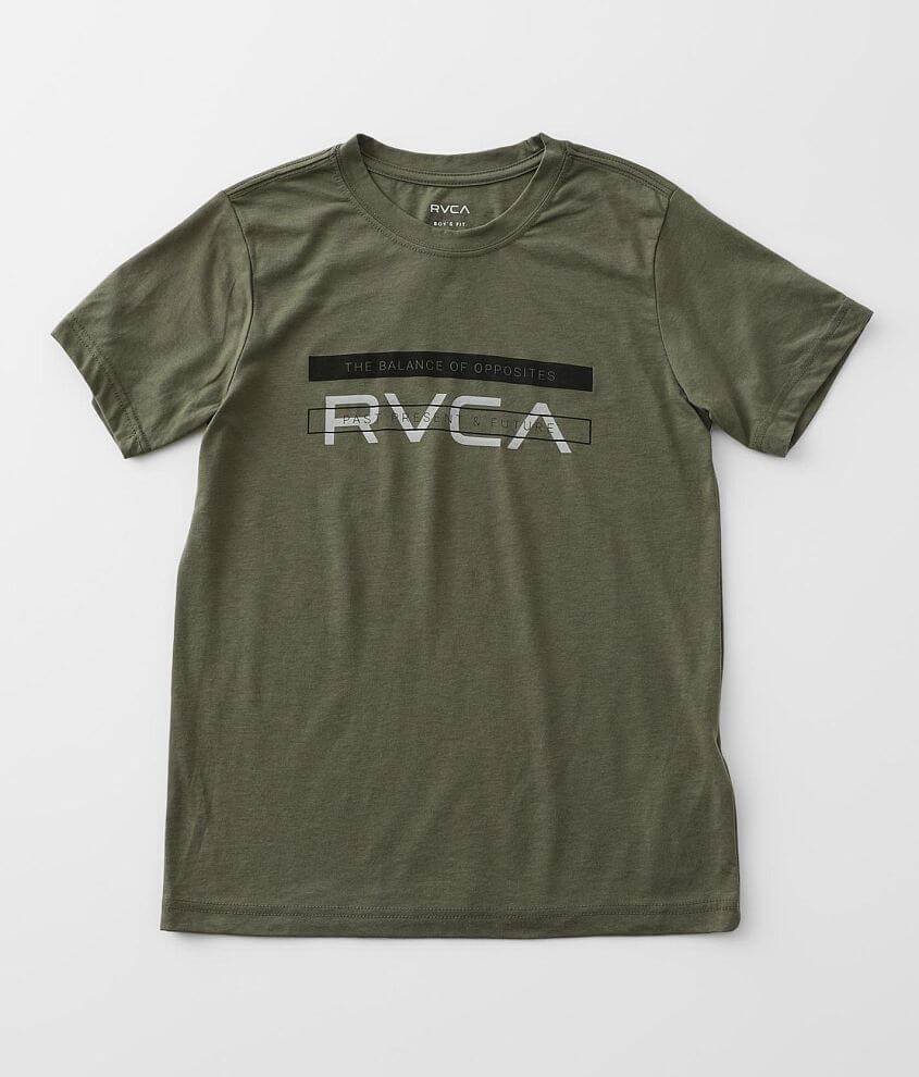 Boys - RVCA Two Bars T-Shirt front view