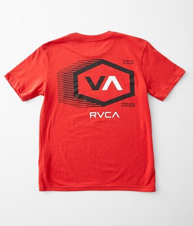RVCA Boys - Tech Hex T-Shirt BACK