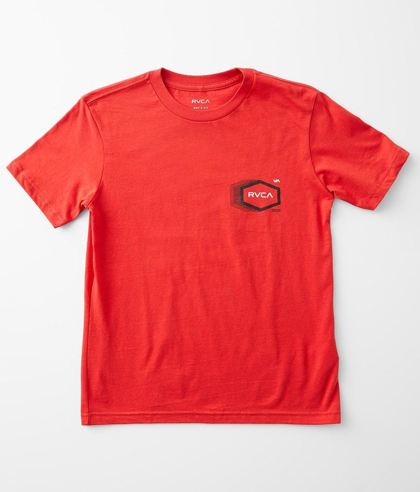 RVCA Boys - Tech Hex T-Shirt front view