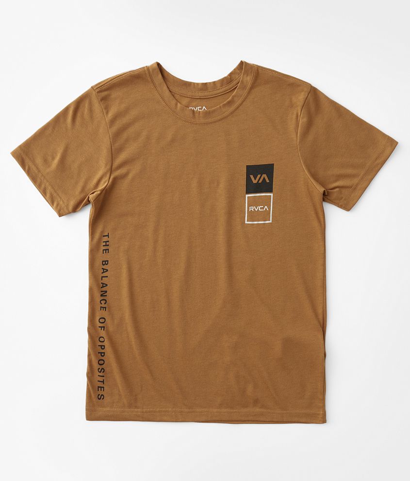 Boys - RVCA Brackets T-Shirt front view