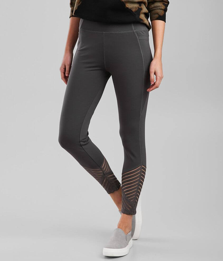 FITZ + EDDI Split Flare Knit Legging - Women's Leggings in Black