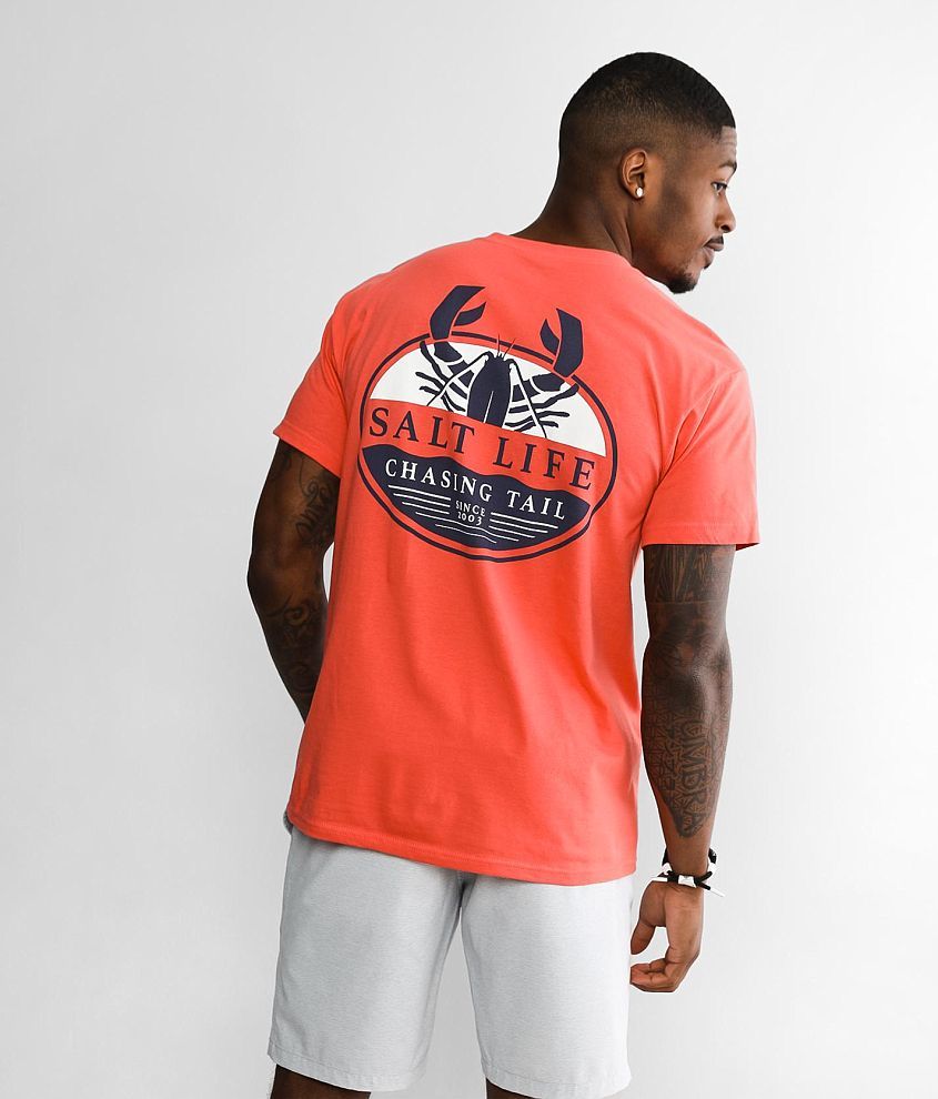 Salt Life Lobster Tailin T-Shirt front view