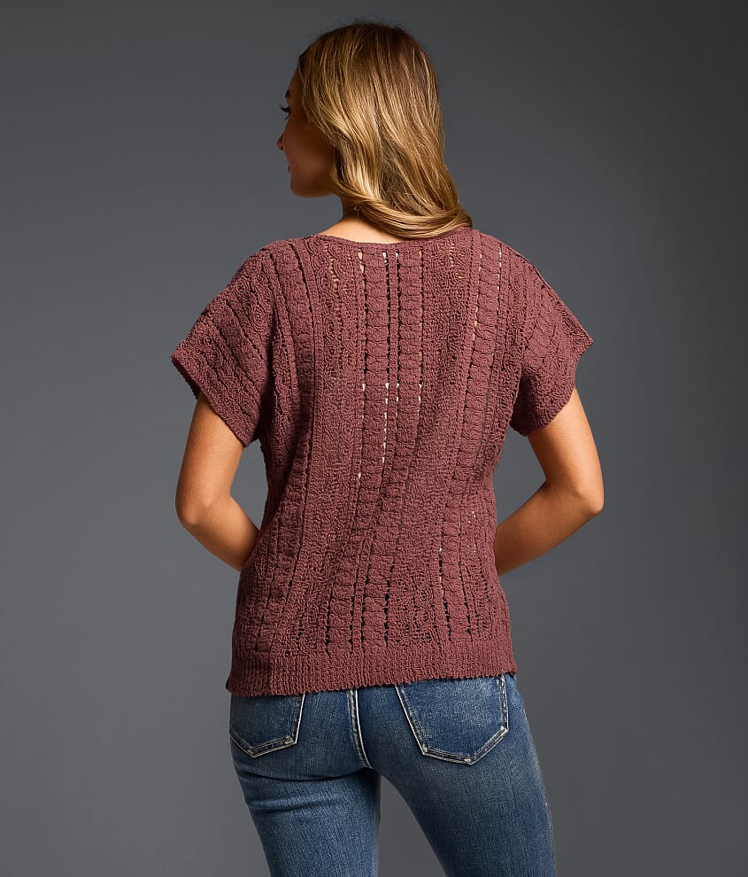 Refined Edit - Crochet Sweater - thumbnail 3