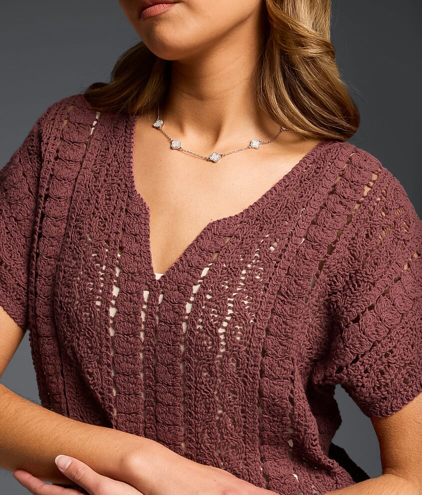 Refined Edit - Crochet Sweater - thumbnail 4