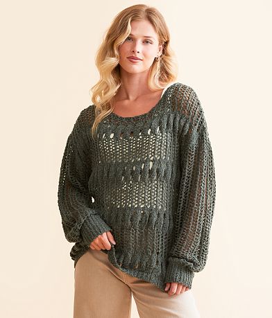 Sadie &amp; Sage Open Weave Sweater FULL_RIGHT_SIDE