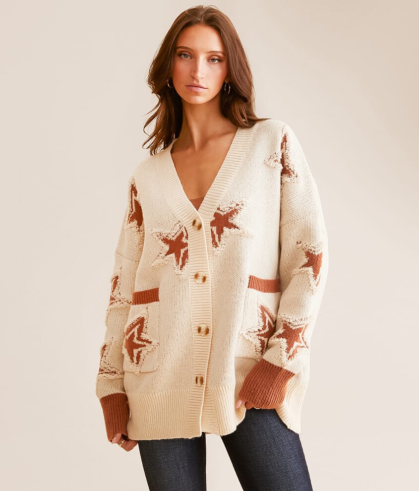 Star Cardigan Sweater