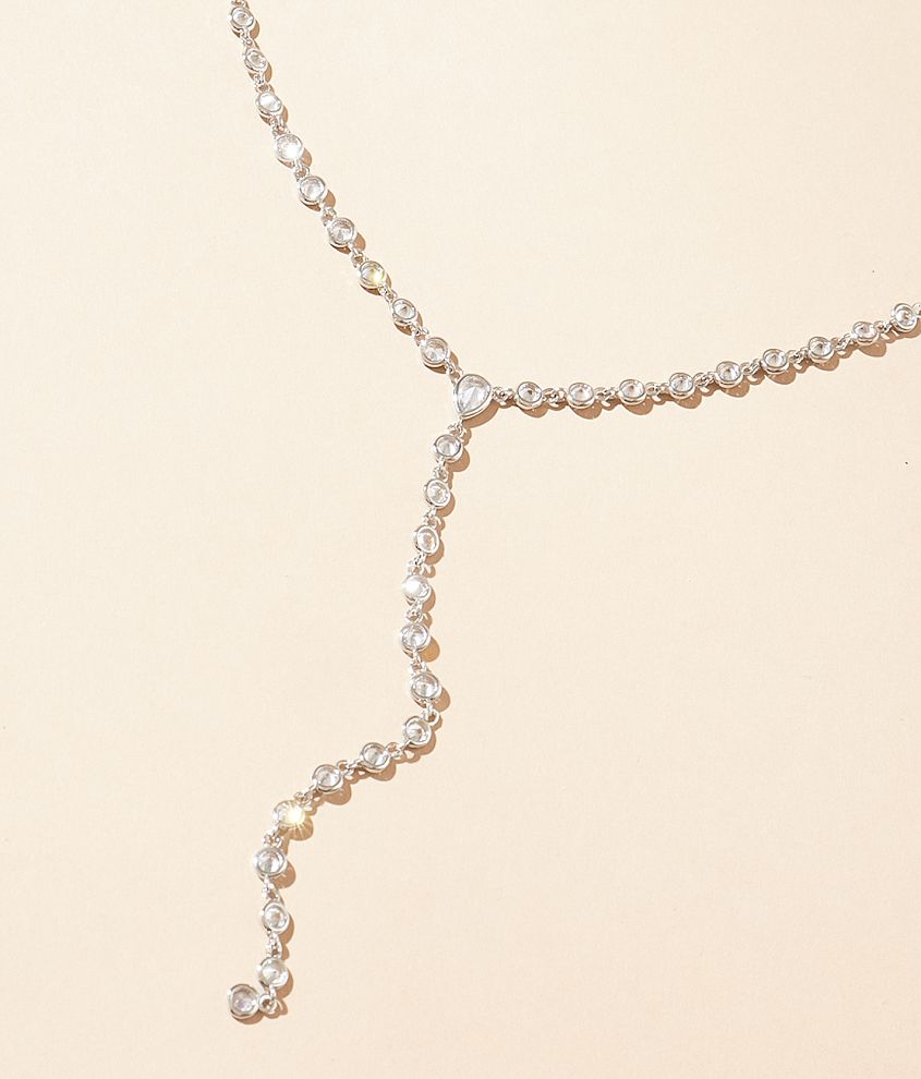 Sahira Jewelry Design Anastasia Lariat Necklace front view