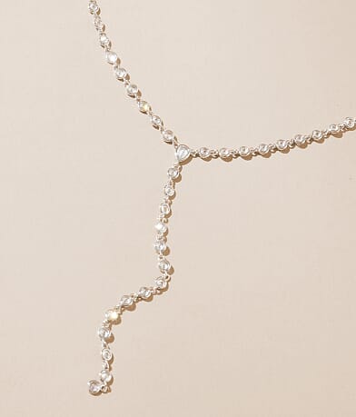 Sahira Jewelry Design Anastasia Lariat Necklace front view
