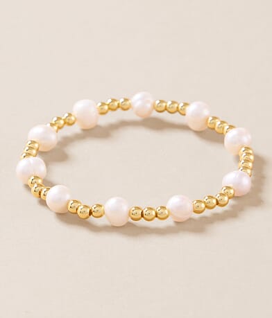 Sahira Jewelry Design Ariel Pearl Bracelet front view