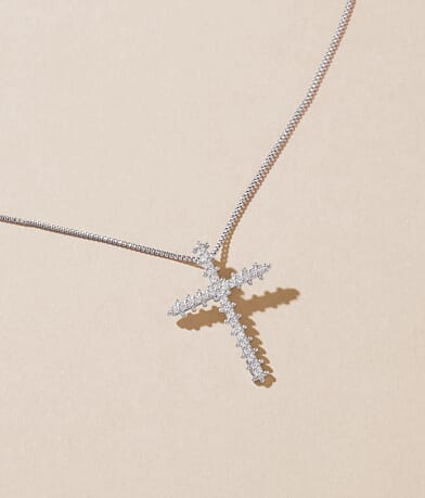 Sahira Jewelry Design Incanto Cross Necklace front view
