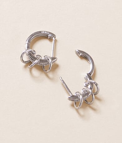 Sahira Jewelry Design Candice Huggie Earring front view