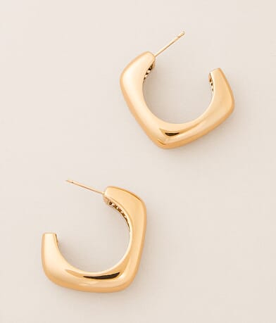 Sahira Jewelry Design Daria Hoop Earrings front view